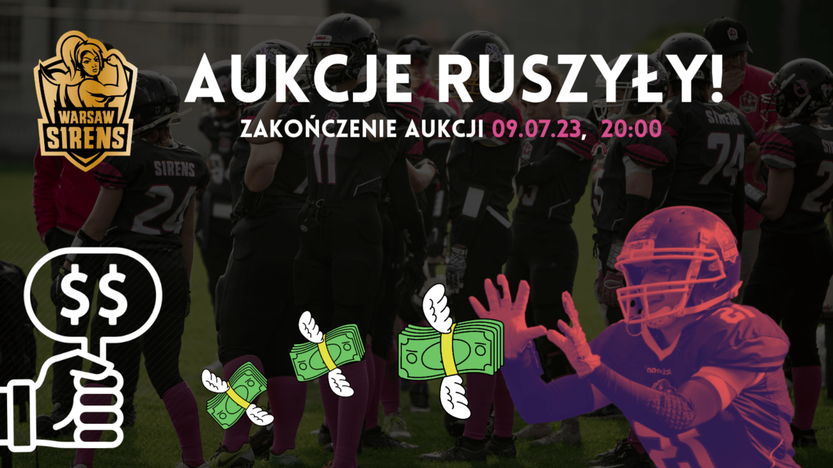 Aukcje Warsaw Sirens 2023 – Wsparcie naszej drużyny na wyjazd do Czech!